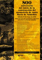 800 aniversario del inicio de la construcción del monasterio de Valdediós